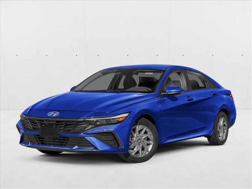 Used 2026 Hyundai Elantra Hybrid Blue Sedan