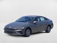 2025 Hyundai Elantra Hybrid Blue Sedan