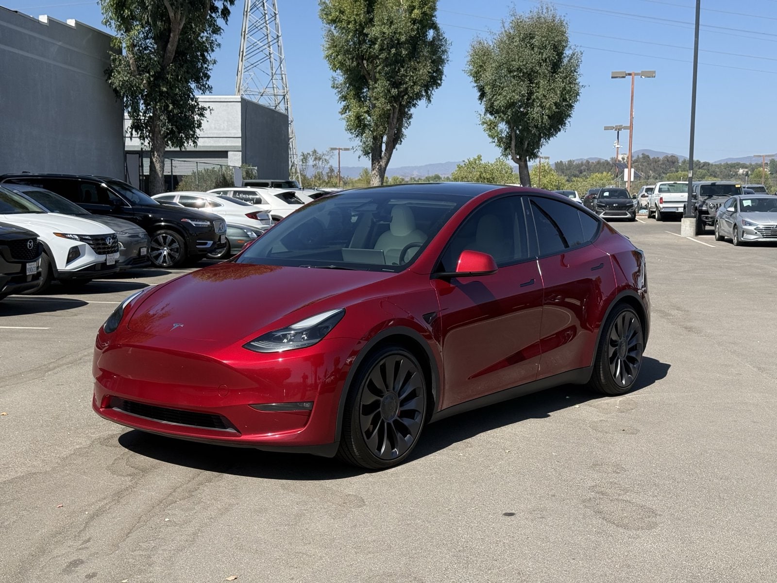 Used 2024 Tesla Model Y Performance with VIN 7SAYGDEF9RF080337 for sale in Santa Clarita, CA