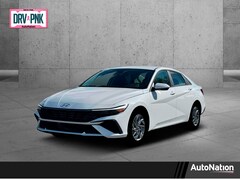 2026 Hyundai Elantra Hybrid Blue Sedan