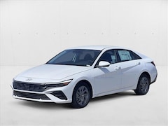 2025 Hyundai Elantra Hybrid Blue Sedan