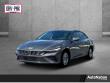 New 2026 Hyundai Elantra Hybrid Blue Sedan