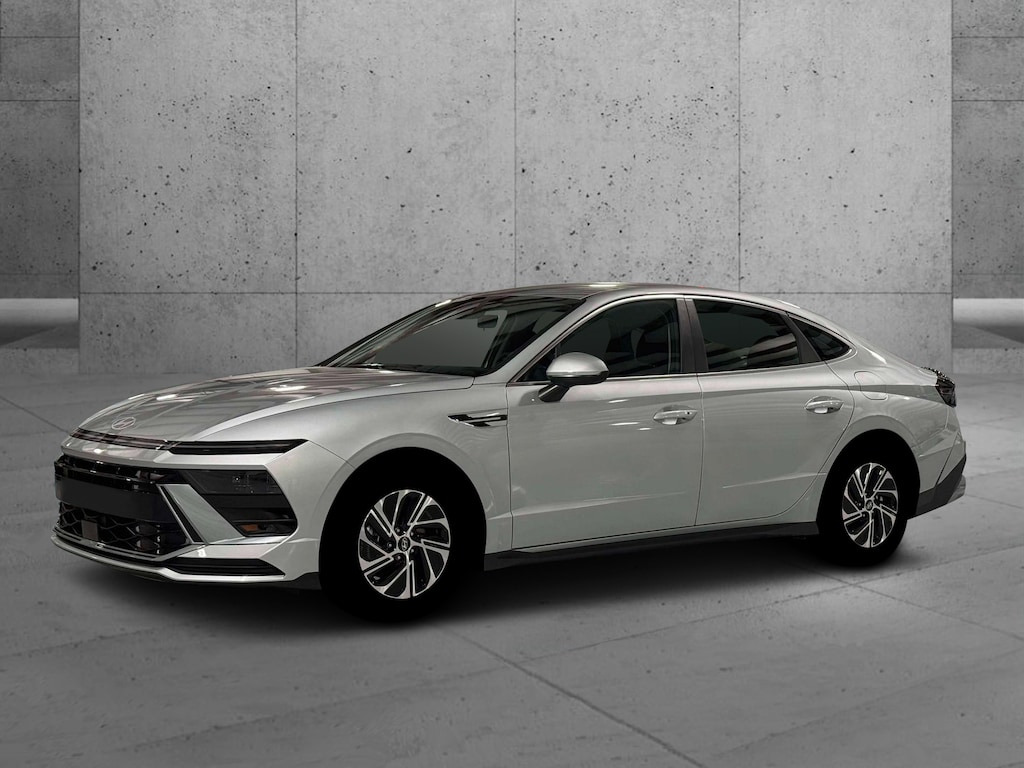 New 2026 Hyundai Sonata Hybrid Blue Sedan