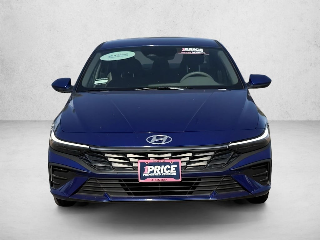 Used 2026 Hyundai Elantra Hybrid Blue Sedan