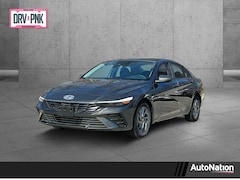 2025 Hyundai Elantra Hybrid Blue Sedan