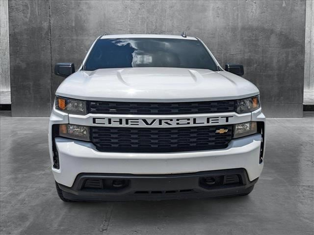 Used 2021 Chevrolet Silverado 1500 Custom with VIN 3GCPWBEK1MG450437 for sale in Jacksonville, FL