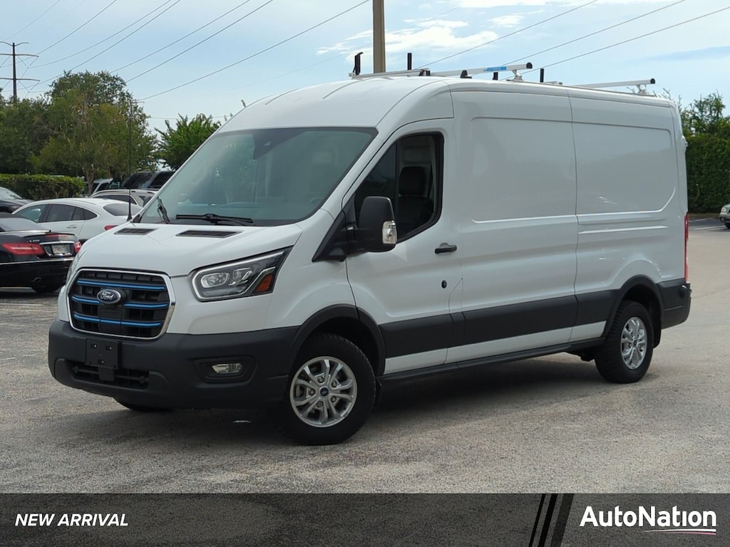 Used 2023 Ford E-Transit-350 Cargo Van Medium Roof Van