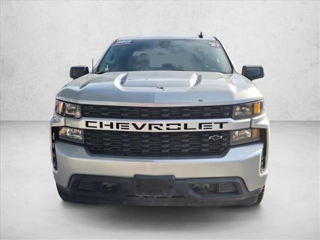 Used 2021 Chevrolet Silverado 1500 Custom Truck Crew Cab