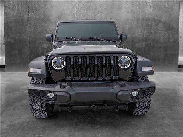 Used 2023 Jeep Wrangler 4-Door Willys with VIN 1C4HJXDGXPW573138 for sale in Jacksonville, FL