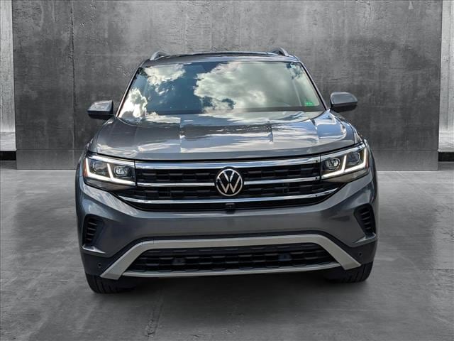 Used 2021 Volkswagen Atlas SEL Premium with VIN 1V2TR2CA4MC524631 for sale in Jacksonville, FL