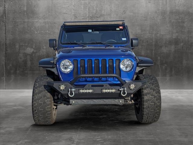 Used 2020 Jeep Wrangler Unlimited Sport S with VIN 1C4HJXDN4LW330501 for sale in Katy, TX