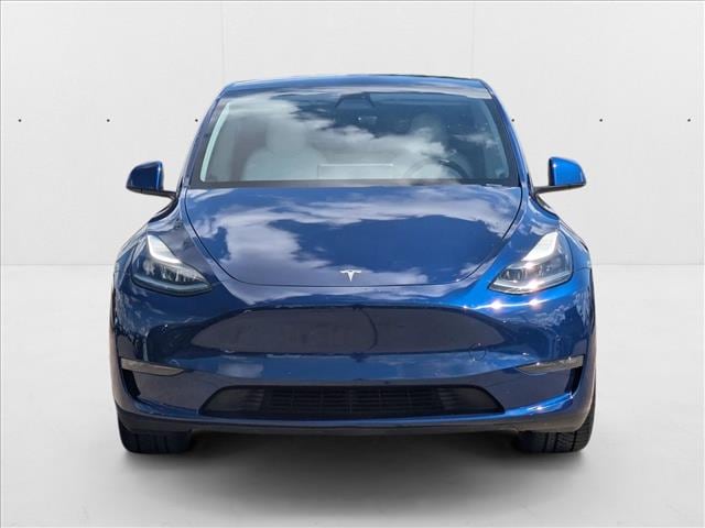 Used 2020 Tesla Model Y Long Range with VIN 5YJYGDEE1LF018491 for sale in Katy, TX