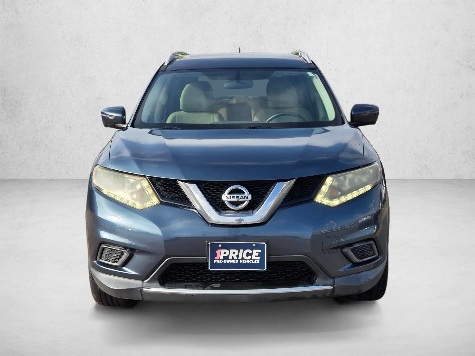 Used 2016 Nissan Rogue SV with VIN 5N1AT2MNXGC753455 for sale in Katy, TX
