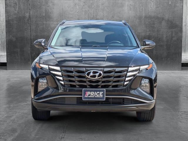 Used 2023 Hyundai Tucson Blue with VIN KM8JBCA1XPU096712 for sale in Katy, TX