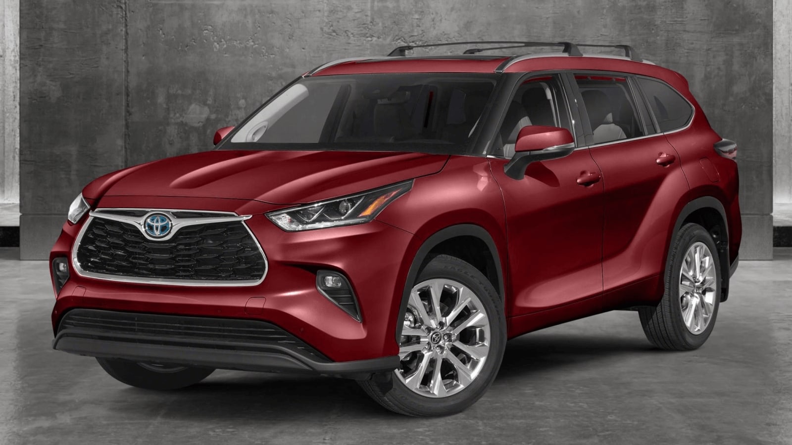Toyota Highlander SUV in Ruby Flare Pearl
