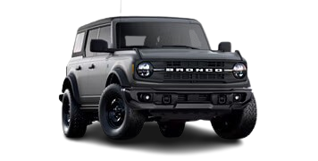 A Ford Bronco Black Diamond in the color dark gray