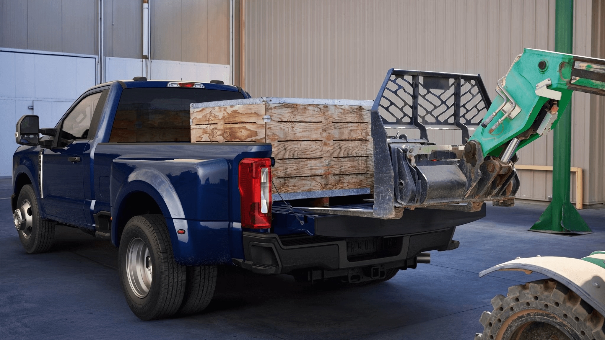Interior shot of the Ford Super Duty F-250