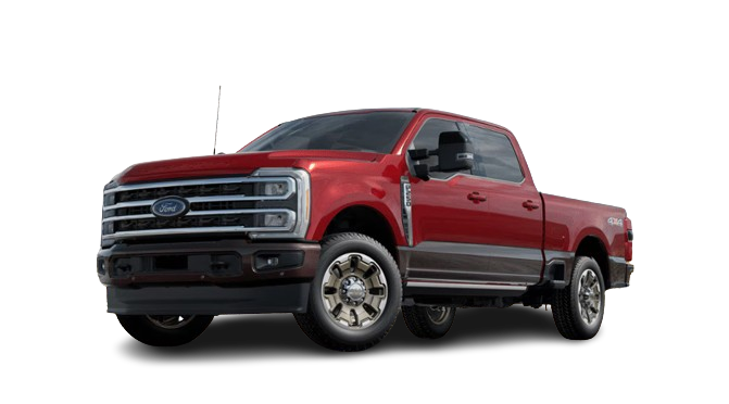 Ford F-250 in Rapid Red Metallic Tinted Clearcoat