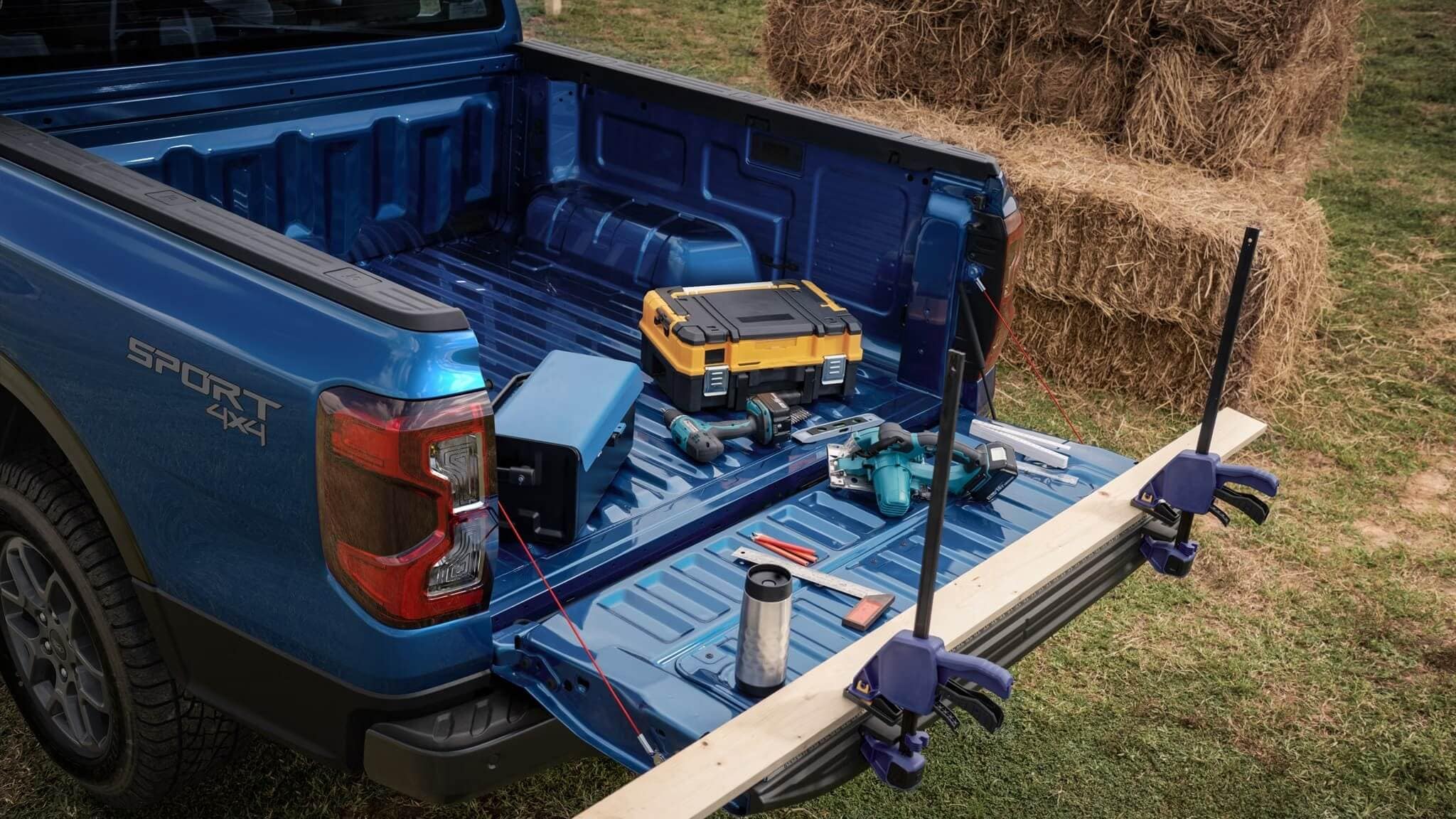 Interior shot of the Ford Ranger