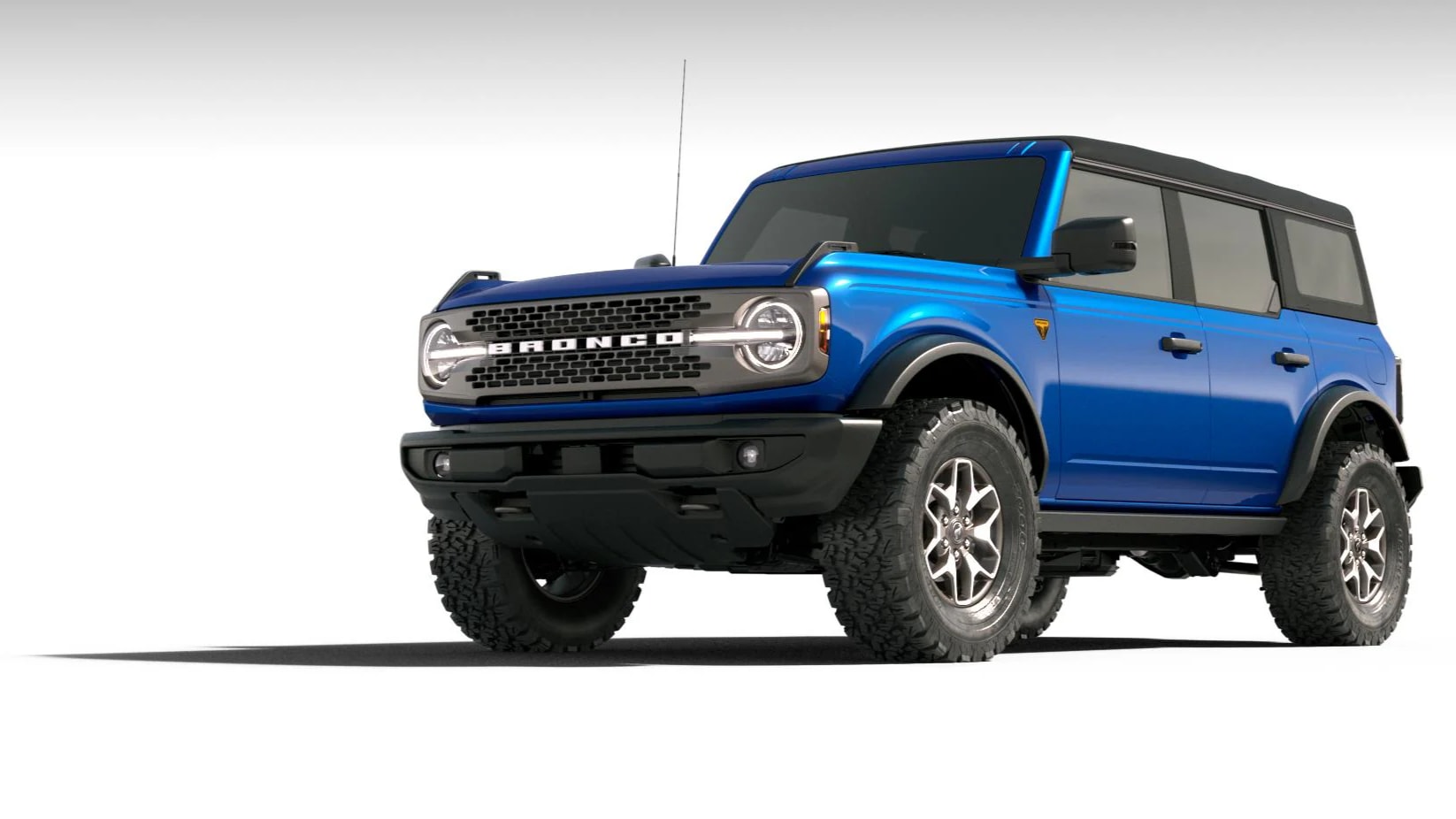 Ford Bronco in Velocity Blue Matallic