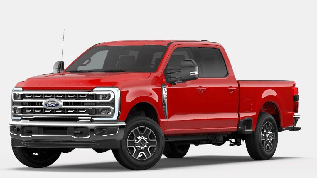 Ford F-350 in Race Red