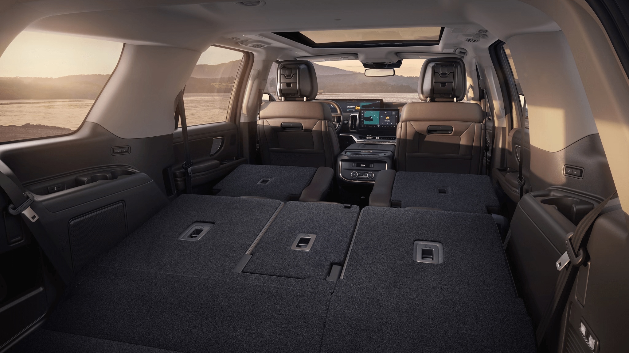 Interior shot of Ford Expedition