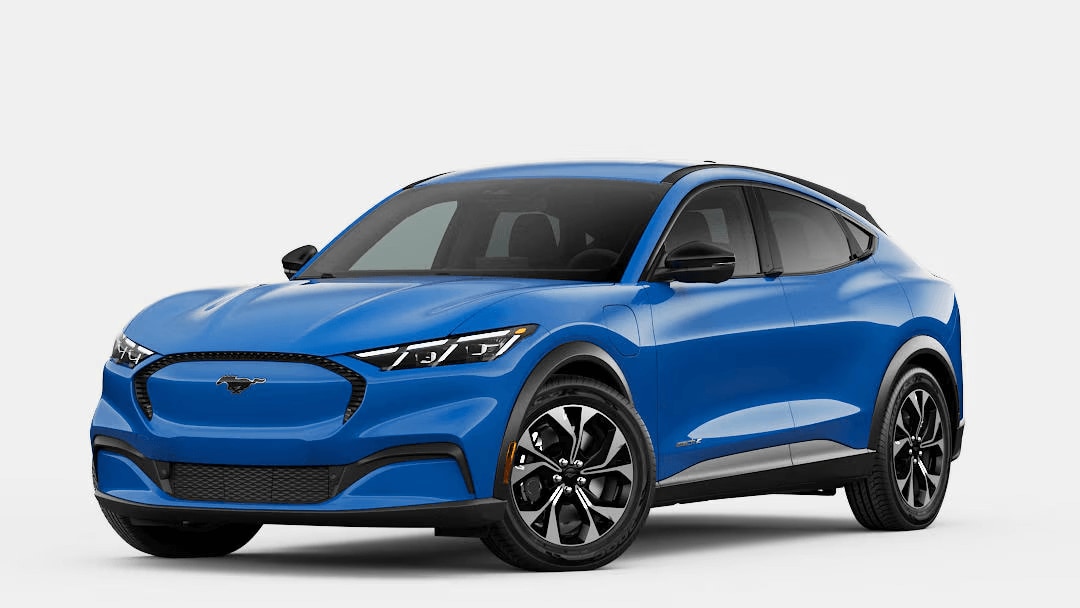 Ford Mustang Mach-E in Velocity Blue Metallic