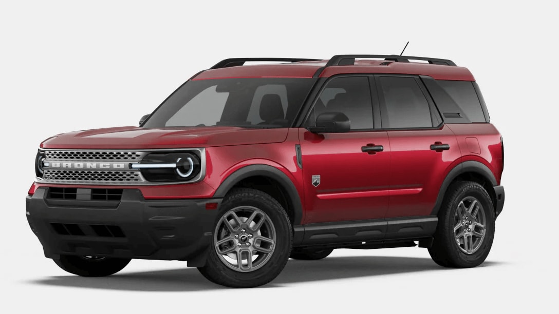Ford Bronco Sport in Ruby Red