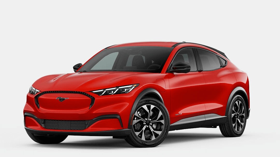 Ford Mustang Mach-E in Race Red