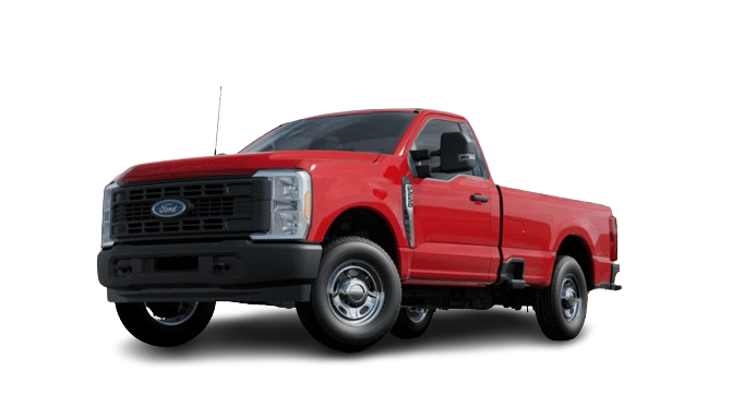 Ford F-250 in Race Red