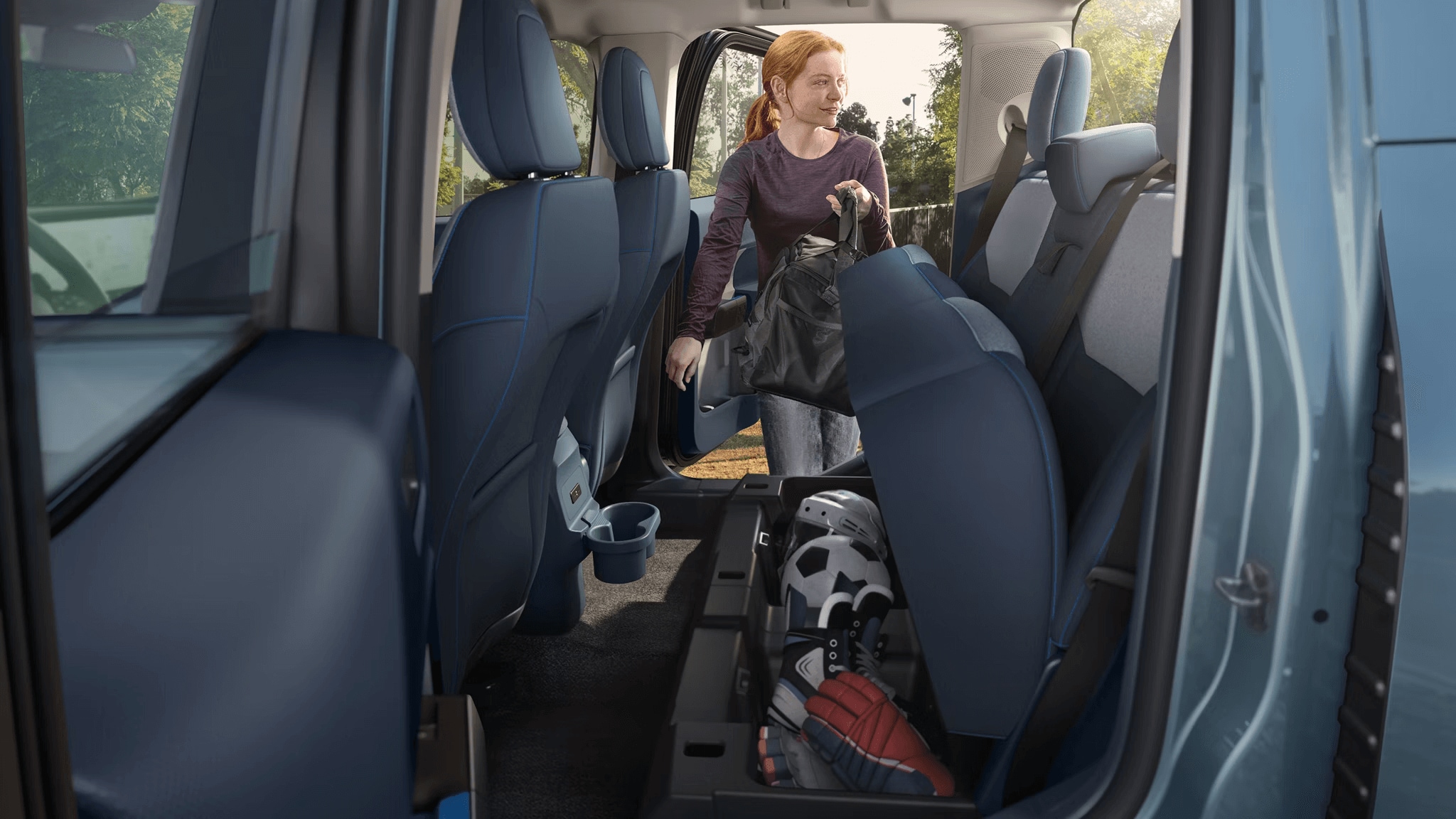 Interior photo of the Ford Maverick