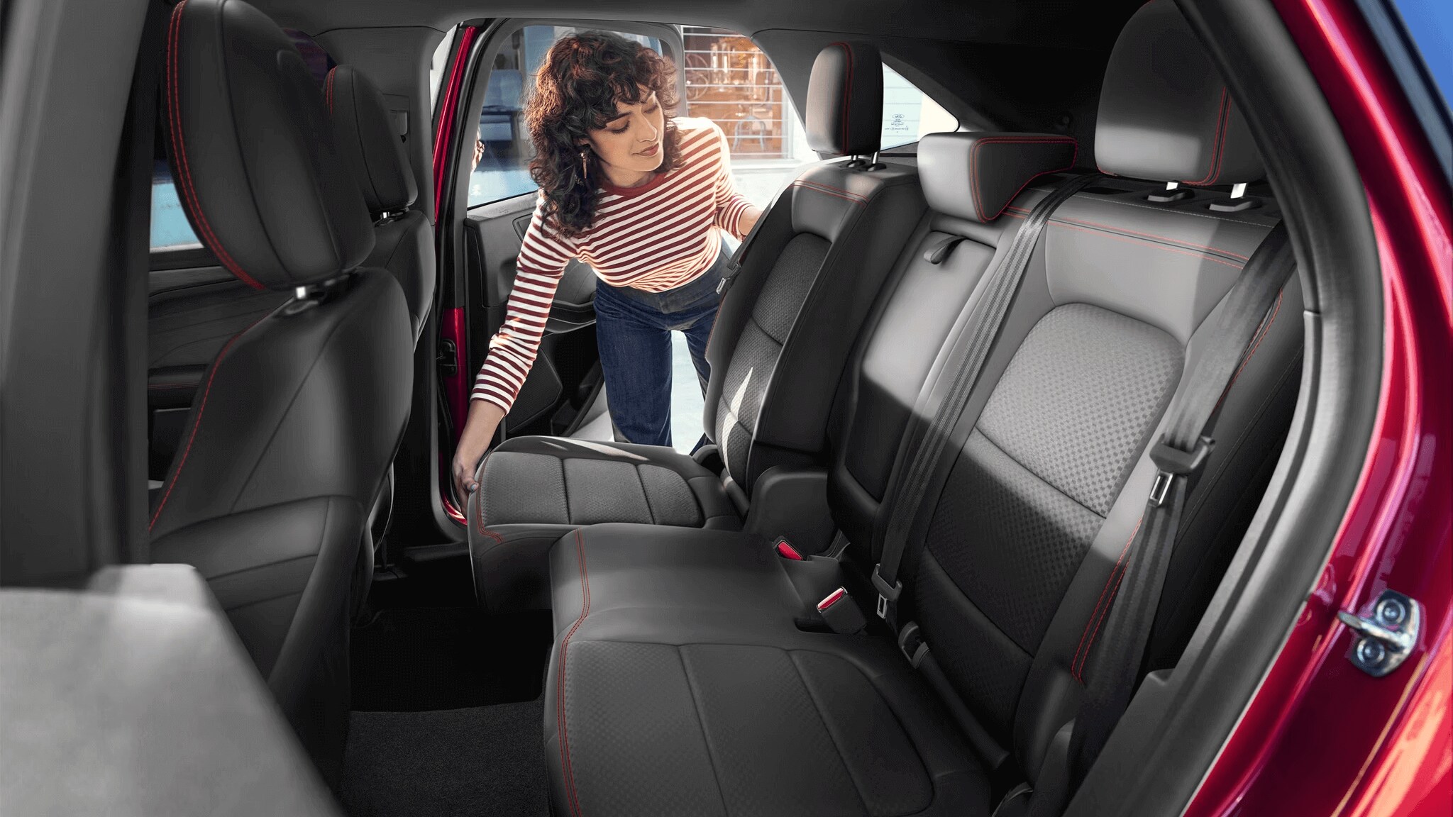 Interior shot of the Ford Escape