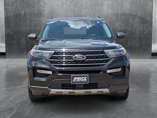 Used 2021 Ford Explorer XLT with VIN 1FMSK8DH9MGA26445 for sale in Katy, TX