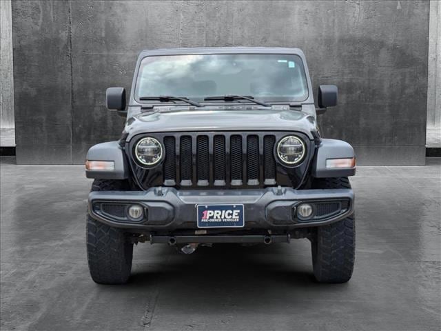Used 2020 Jeep Wrangler Willys with VIN 1C4GJXAN4LW350781 for sale in Katy, TX