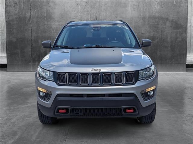 Used 2021 Jeep Compass Trailhawk with VIN 3C4NJDDB6MT523814 for sale in Katy, TX