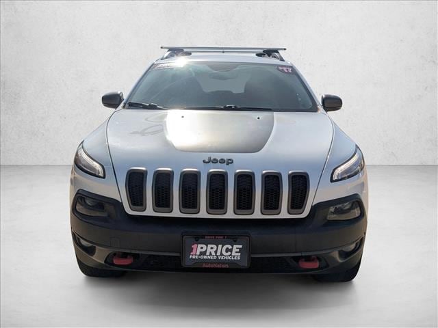 Used 2017 Jeep Cherokee Trailhawk with VIN 1C4PJMBS1HW597038 for sale in Katy, TX