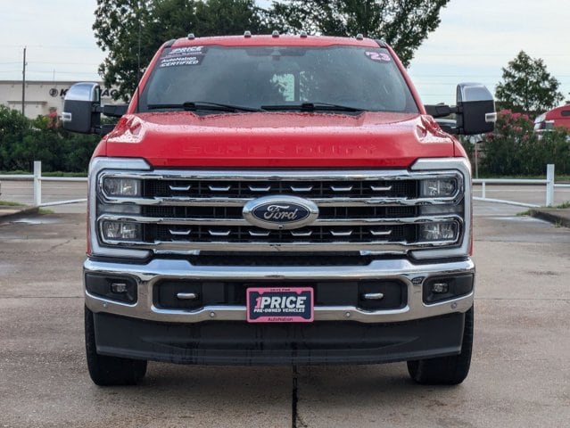 Certified 2023 Ford F-250 Super Duty Lariat with VIN 1FT8W2BM0PEC80786 for sale in Katy, TX