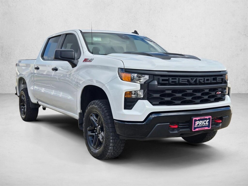Certified 2023 Chevrolet Silverado 1500 Custom Trail Boss Truck Crew Cab