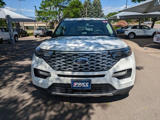Used 2023 Ford Explorer Platinum with VIN 1FM5K8HC6PGA41887 for sale in Littleton, CO