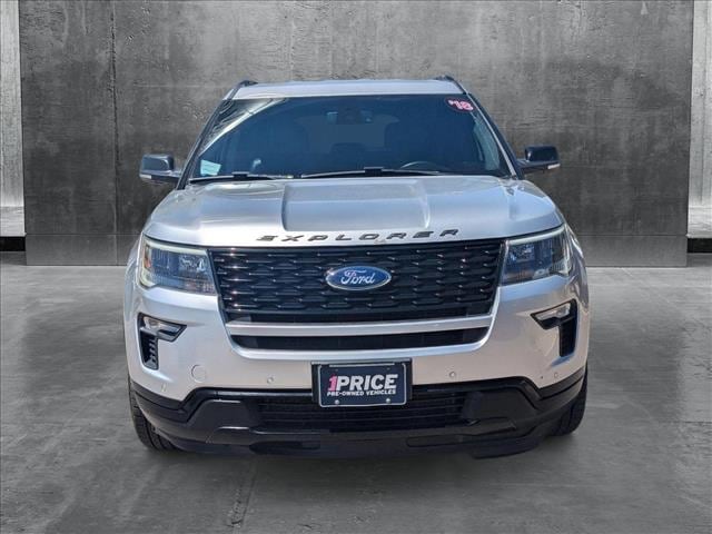 Used 2018 Ford Explorer Sport with VIN 1FM5K8GT6JGA88801 for sale in Littleton, CO
