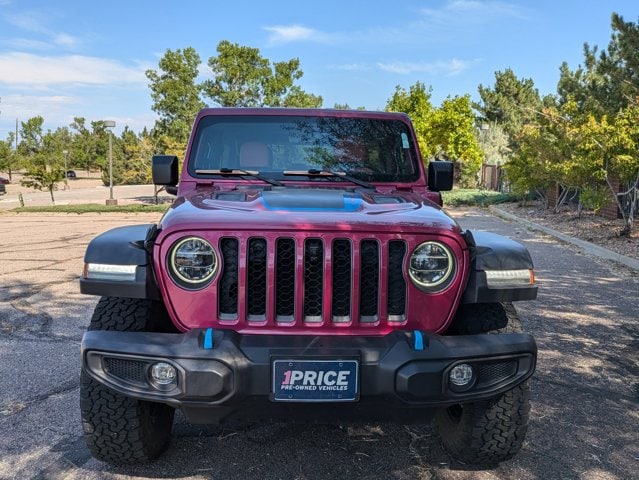 Used 2021 Jeep Wrangler Unlimited Rubicon 4XE with VIN 1C4JJXR62MW851463 for sale in Littleton, CO