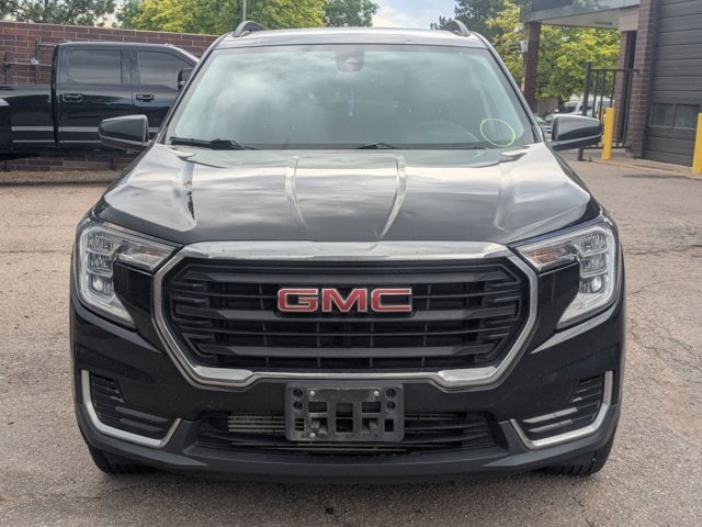 Used 2022 GMC Terrain SLE with VIN 3GKALTEV7NL129496 for sale in Littleton, CO