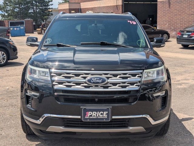 Used 2019 Ford Explorer Limited with VIN 1FM5K8F86KGB13422 for sale in Littleton, CO
