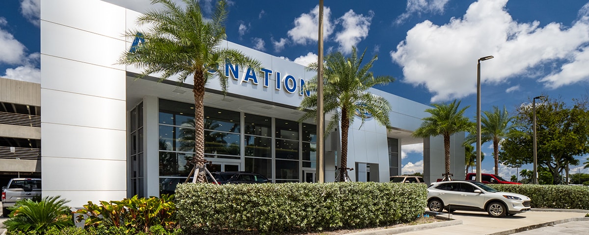 Outside view of AutoNation Ford Margate