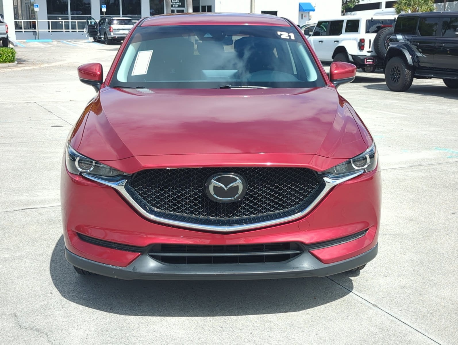 Used 2021 Mazda CX-5 Sport with VIN JM3KFABM3M1322054 for sale in Margate, FL