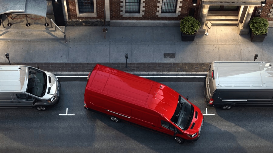 Rendered image showing the Active Park Assist feature