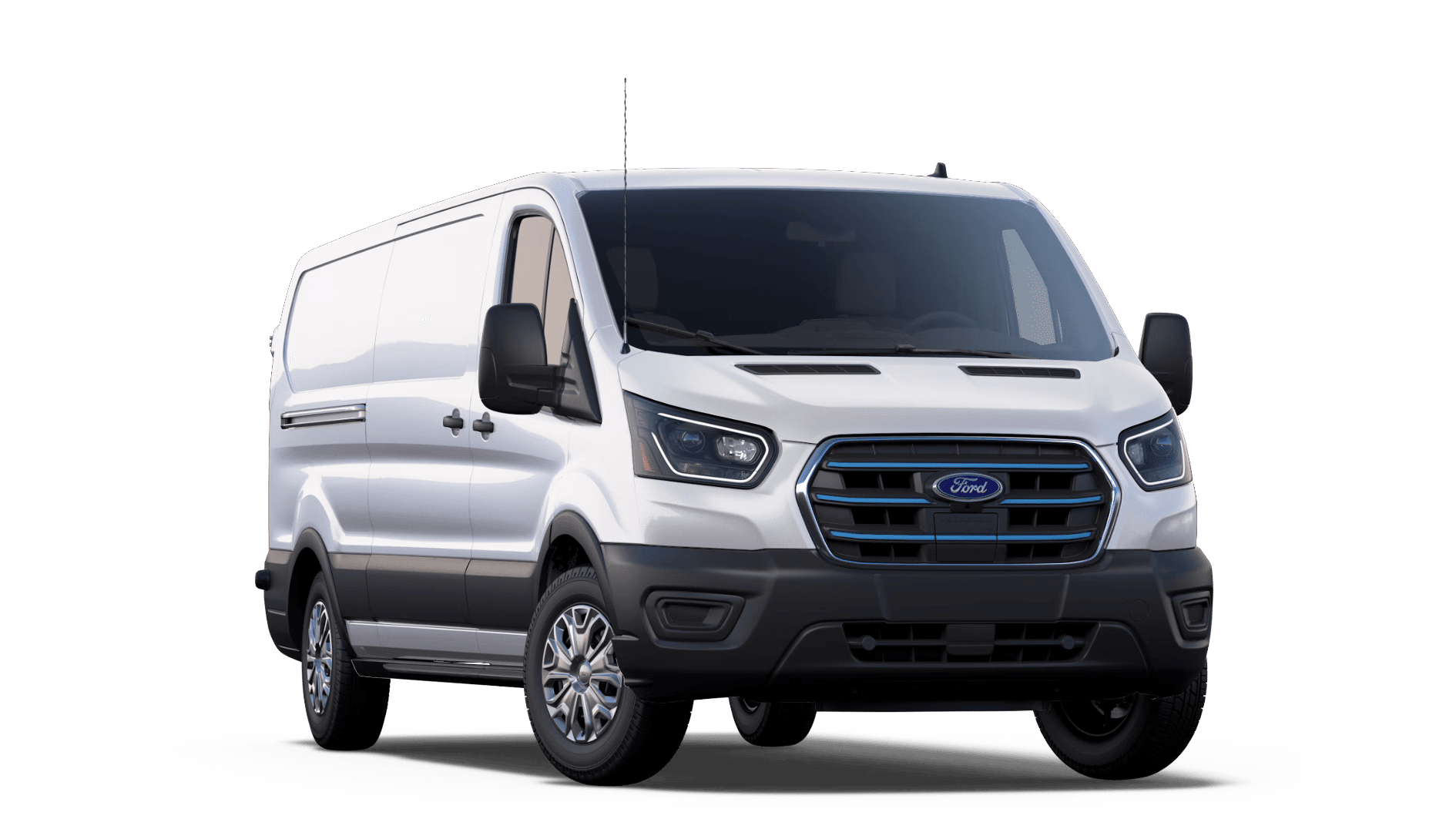 Rendered image of the Ford E-Transit Cargo Van