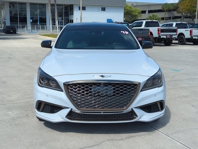 Used 2019 GENESIS G80 Sport with VIN KMHGN4JB2KU286903 for sale in Margate, FL