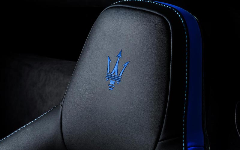 MC20 Maserati Trident Stitched on Headrest
