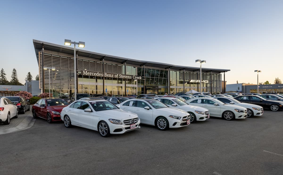Mercedes-Benz dealership in California